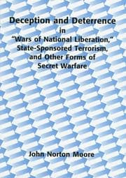 Tapa de Deception and deterrence in "wars of national liberation," state-sponsored terrorism and other forms of secret warfare