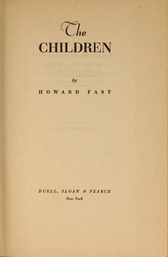 Tapa de The children
