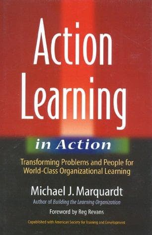 Tapa de Action learning in action