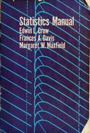 Tapa de Statistics manual