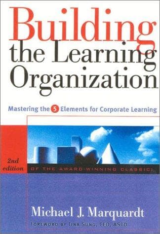 Tapa de Building the Learning Organization