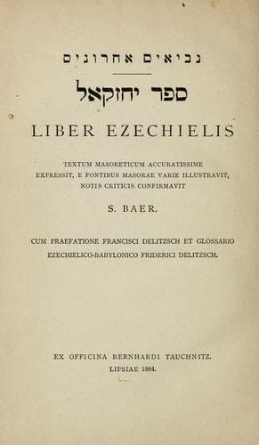 Tapa de Liber Ezechielis