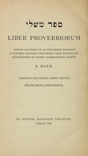 Tapa de Liber Proverbiorum