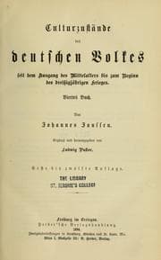 Tapa de Geschichte des deutschen Volkes seit dem Ausgang des Mittelalters