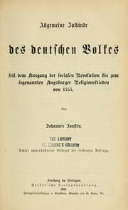 Tapa de Geschichte des deutschen Volkes seit dem Ausgang des Mittelalters