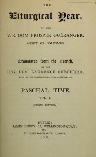 Tapa de Liturgical year