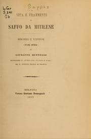 Tapa de Vita e frammenti di Saffo da Mitilene