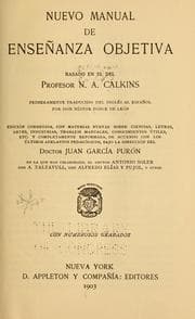 Tapa de Nuevo manual de enseñanza objetiva
