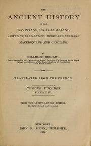 Tapa de The ancient history of the Egyptians, Carthaginians, Assyrians, Babylonians, Medes and Persians Macedonians and Grecians