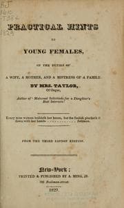 Tapa de Practical hints to young females
