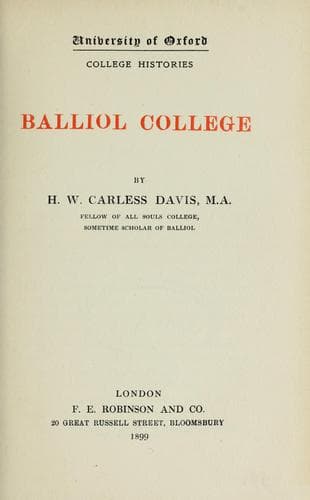 Tapa de Balliol College