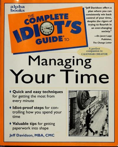 Tapa de The Complete Idiot'sGuide to Managing Your Time