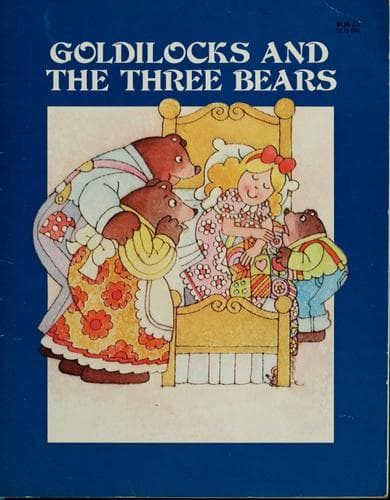 Tapa de Goldilocks and the three bears