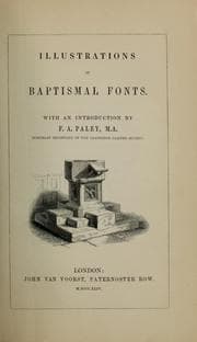 Tapa de Illustrations of baptismal fonts