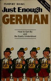 Tapa de Just enough German