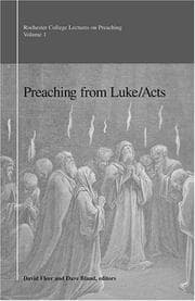 Tapa de Preaching from Luke/Acts
