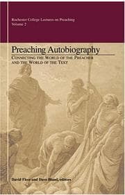 Tapa de Preaching autobiography