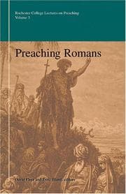 Tapa de Preaching Romans