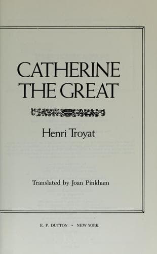 Tapa de Catherine la Grande