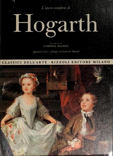 Tapa de L'opera completa di Hogarth pittore