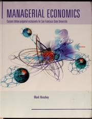 Tapa de Managerial economics