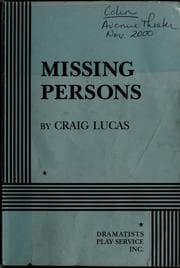 Tapa de Missing persons