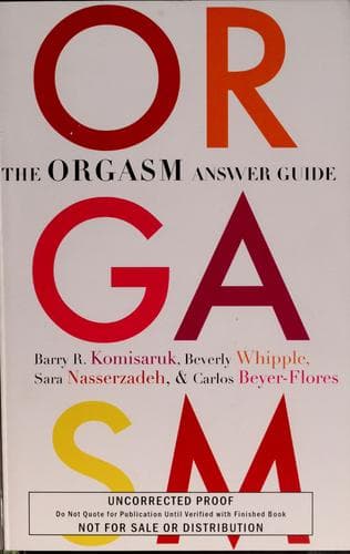 Tapa de The orgasm answer guide