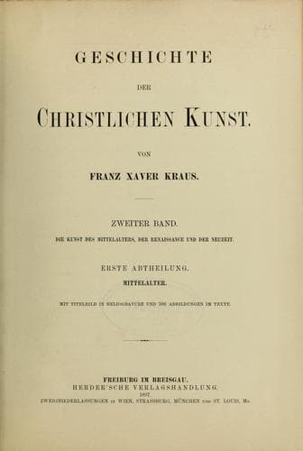 Tapa de Geschichte der christlichen Kunst