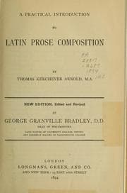 Tapa de A practical introduction to Latin prose composition
