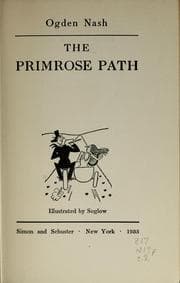 Tapa de The primrose path