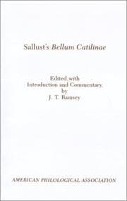 Tapa de Sallust's Bellum Catilinae