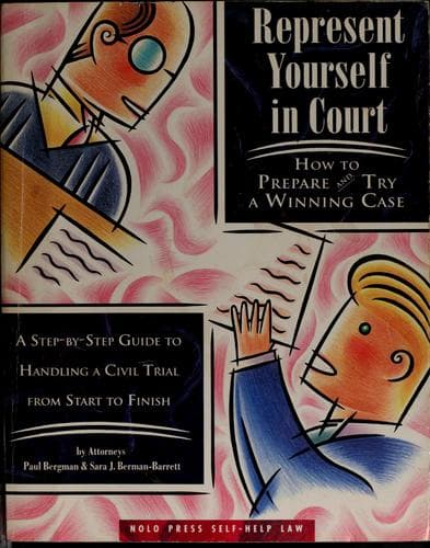 Tapa de Represent yourself in court