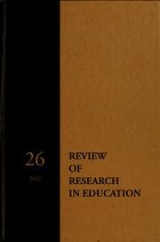Tapa de Review of research in education