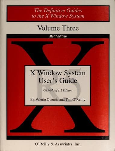 Tapa de X Window System User’s Guide