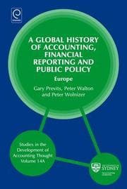 Tapa de A GLOBAL HISTORY OF ACCOUNTING, FINANCIAL REPORTING AND PUBLIC POLICY