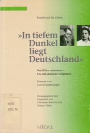 Tapa de "In tiefem Dunkel liegt Deutschland"