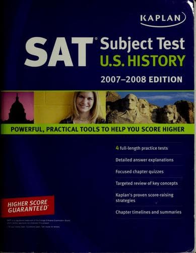 Tapa de SAT subject test