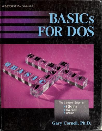 Tapa de Basics for DOS