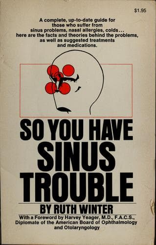 Tapa de So you have sinus trouble