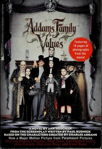 Tapa de Addams family values