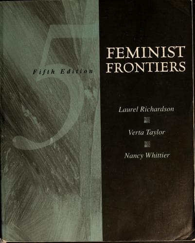 Tapa de Feminist frontiers 5
