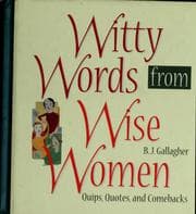 Tapa de Witty words from wise women