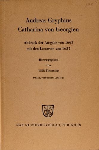 Tapa de Catharina von Georgien