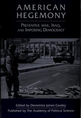 Tapa de American hegemony