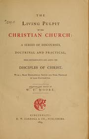 Tapa de The living pulpit of the Christian Church