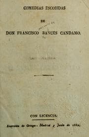 Tapa de Comedias escojidas