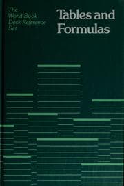 Tapa de Tables and formulas