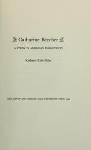 Tapa de Catharine Beecher