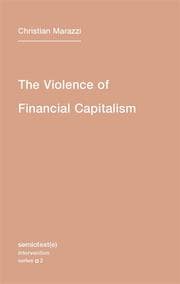 Tapa de The violence of financial capitalism