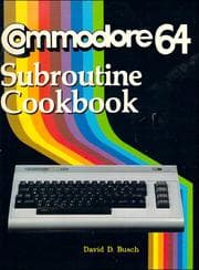 Tapa de Commodore 64 subroutine cookbook